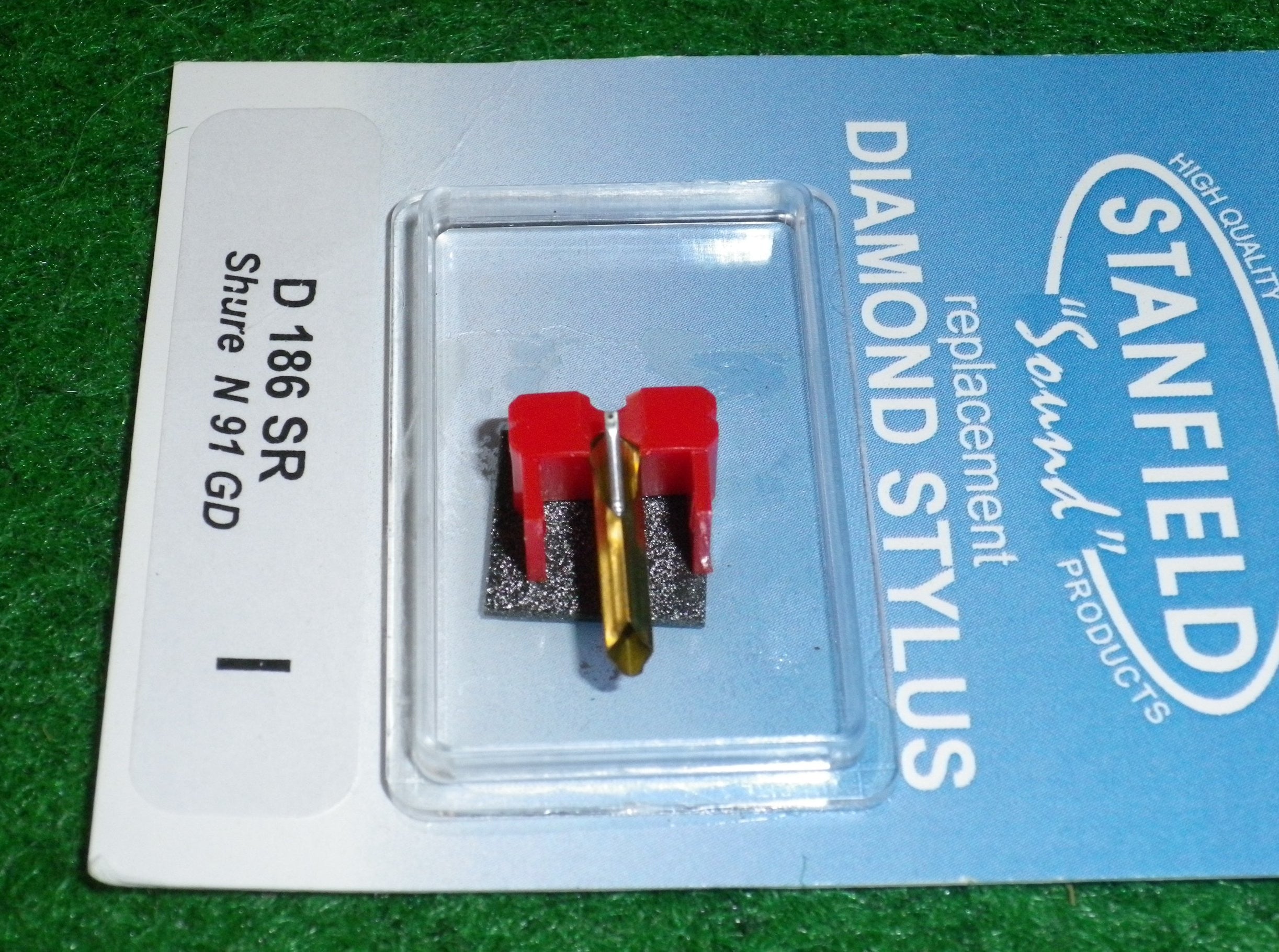 High - Quality Compatible Turntable Stylus for Shure N91GD - Stanfield Part Number D186SR