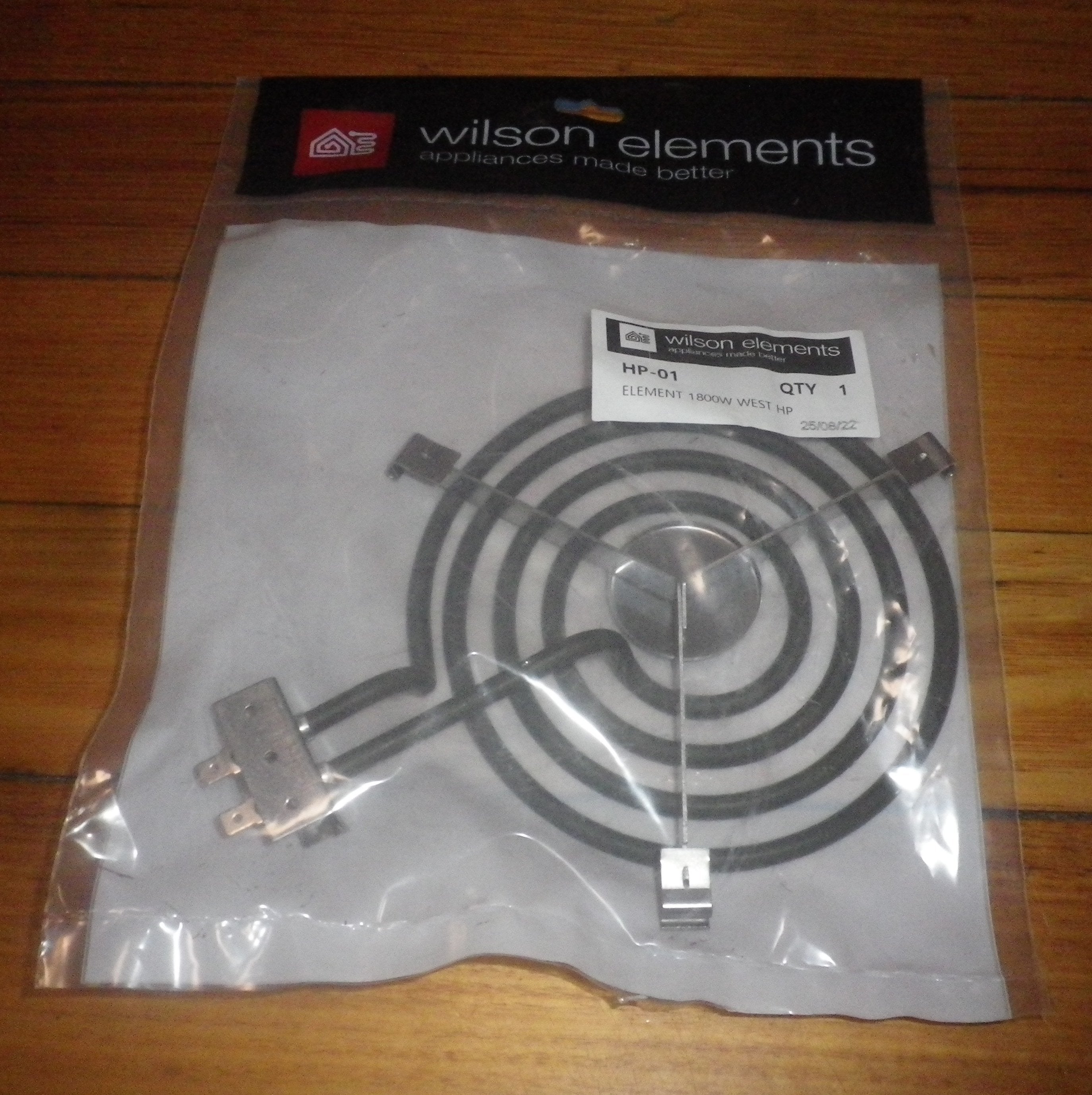 Westinghouse 180mm 1800Watt Wire-in Hotplate without Chrome Trim - HP-01
