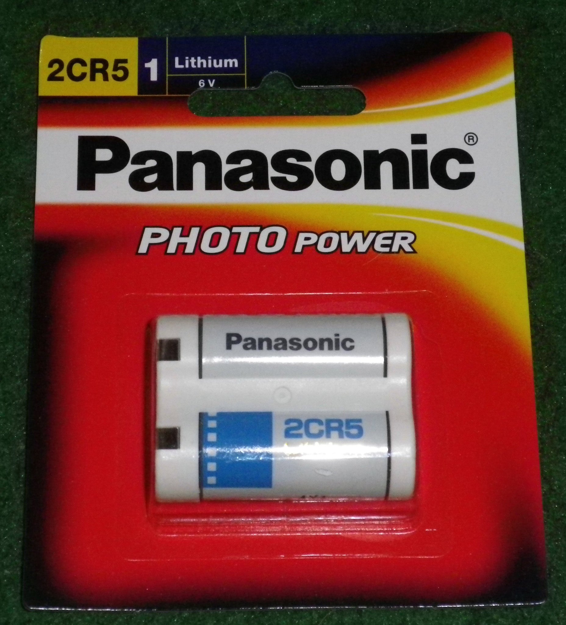 Panasonic 6-Volt Lithium 2CR5 Battery for Photographic Cameras