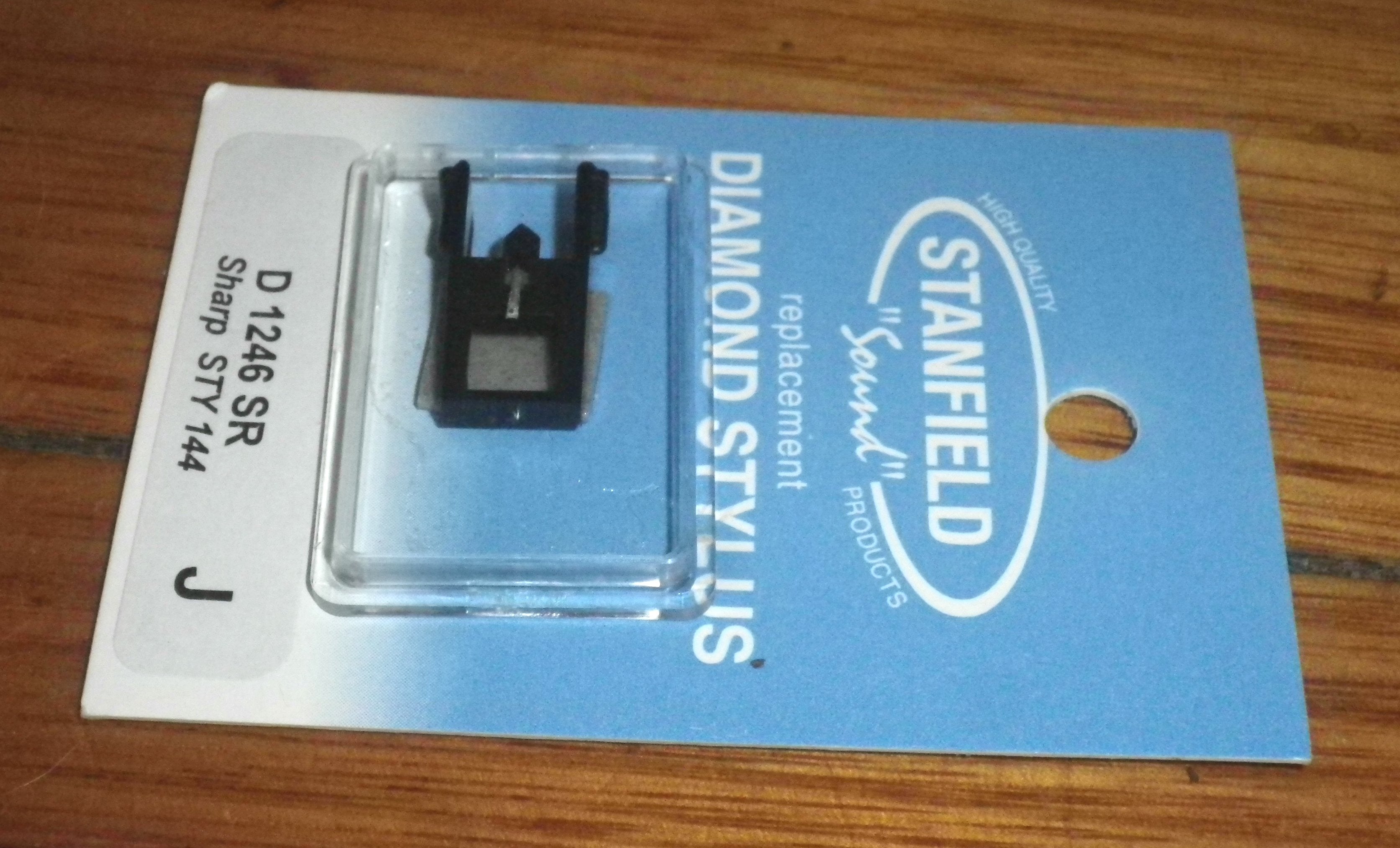 Compatible Conical Diamond Turntable Stylus for Sharp STY144 - Part # D1246SR