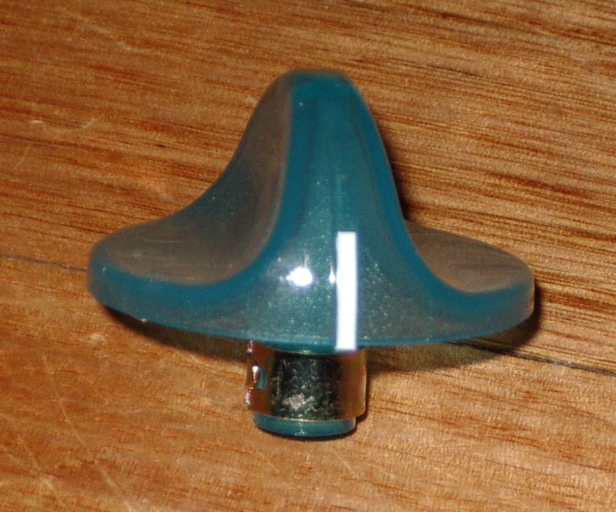 Large Blue-Green Plastic Control Knob for Simpson Esprit K-Series Washers - Part 0019224003
