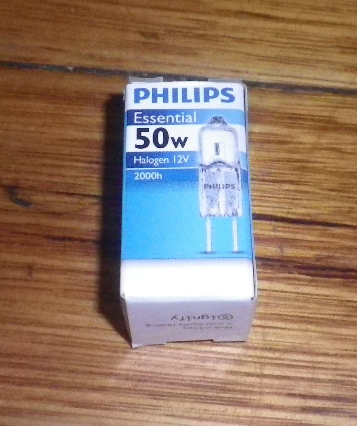 Philips 50W 12V Halogen Wedge Globe with GY6.35 Base - Part 887801