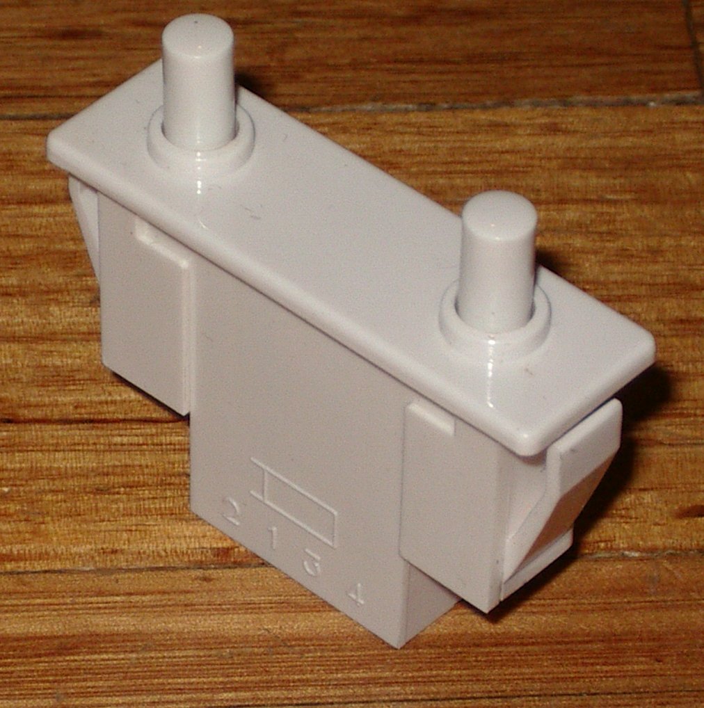 Sharp Dual - Button Refrigerator Light and Fan Switch, Part # RF170