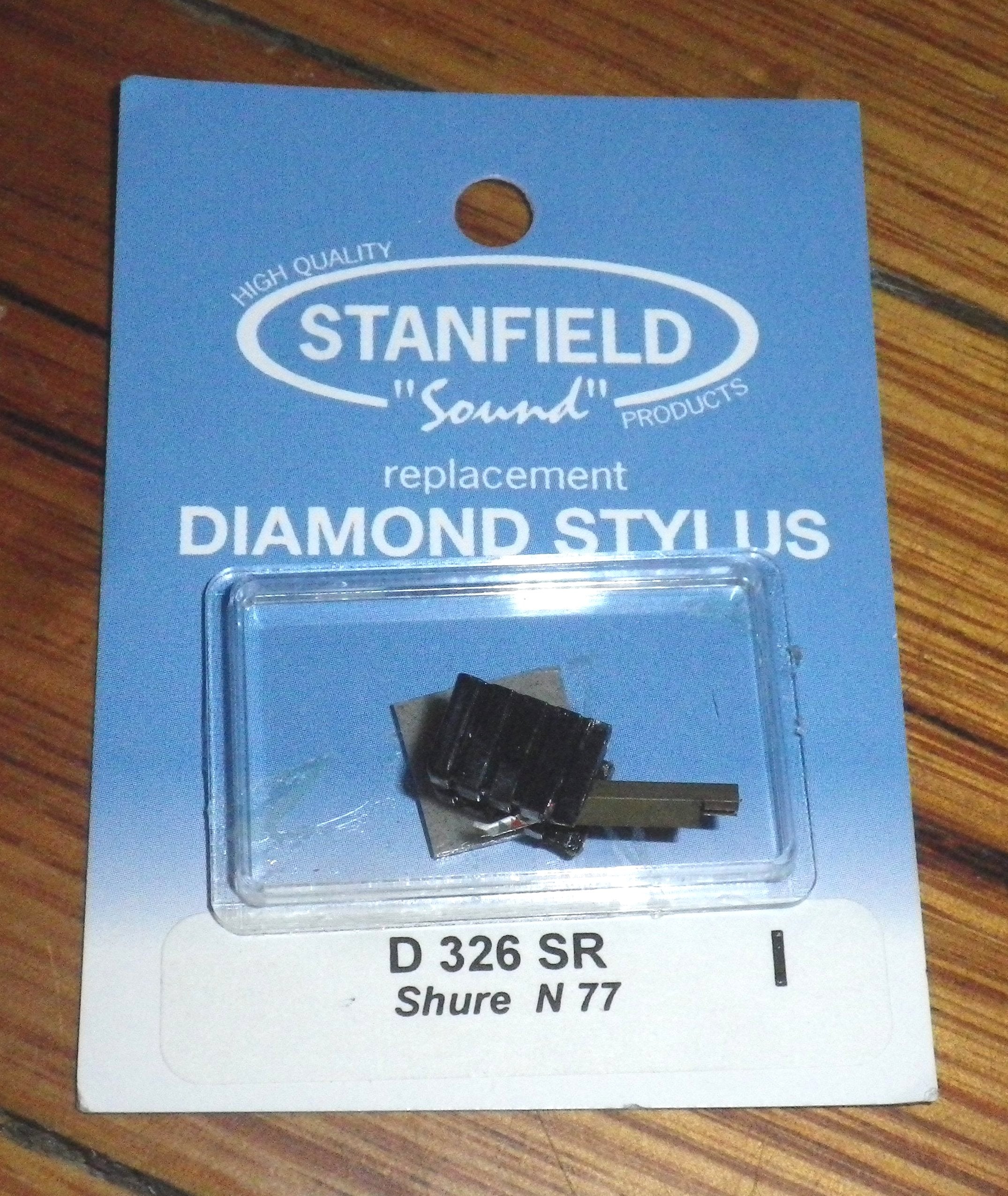 Stanfield D326SR Conical Diamond Stylus Compatible with Shure N77 Turntable