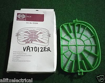 Sebo Motor Filter for VersaCarpet VC700 Vacuum Cleaner - Part # VA7012ER