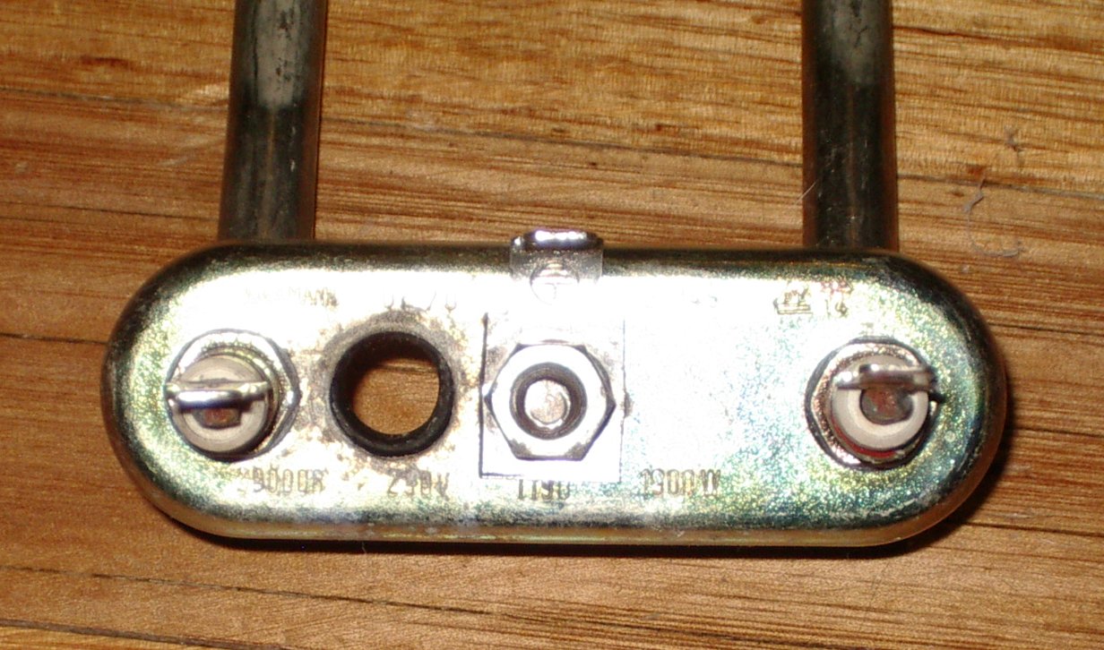 Pre-owned Bosch Heating Element for Front Load Automatic Washing Machines, Part No. 390008