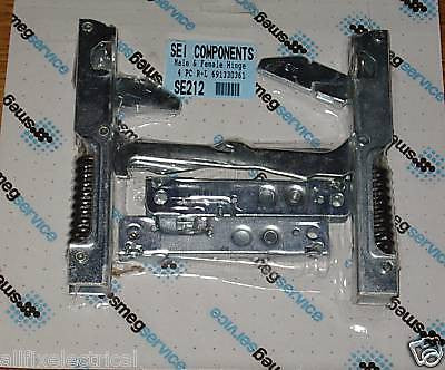 Omega, Smeg 4-Piece Oven Door Hinge Set - Genuine Part #691330361