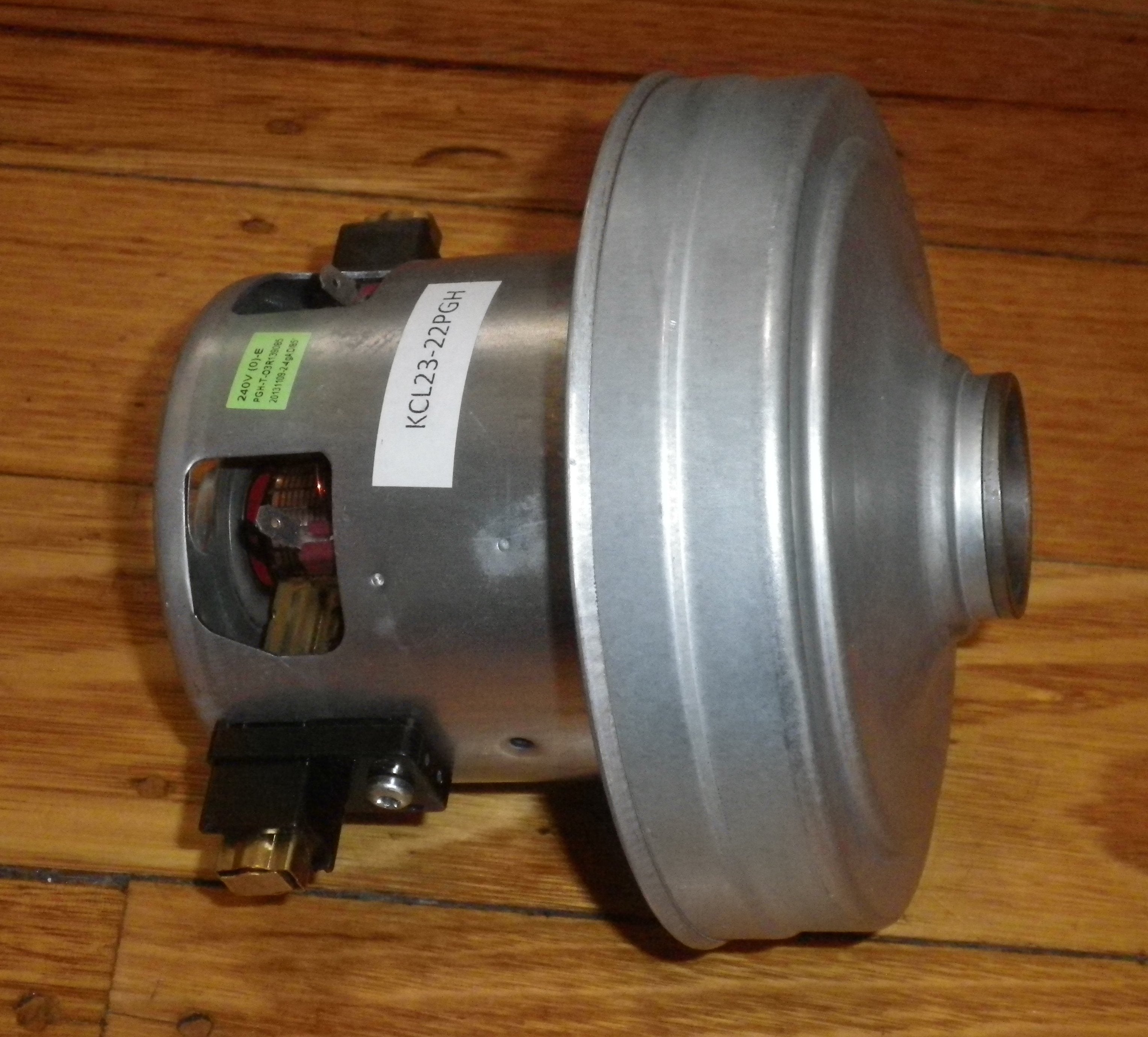 2200W Volta Ultima U5011F High - Performance Vacuum Fan Motor - Part # 2A130556R