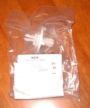 Simpson and Westinghouse Dryer Drum Rear Support and Filter Spigot Assembly Replacement Kit - Genuine Part # 0012377009K