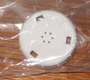 White Timer Knob Skirt for Simpson Concorde, Contessa & Riviera Dishwashers - Part # 0019400048