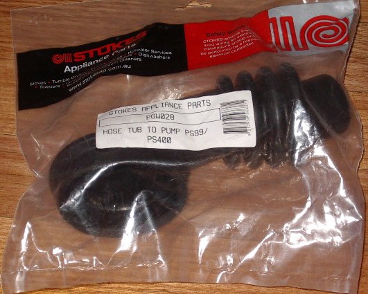 Pacific Gorenje Early Model PS99, PS400 Tub - Pump Hose (Part # PGW028)