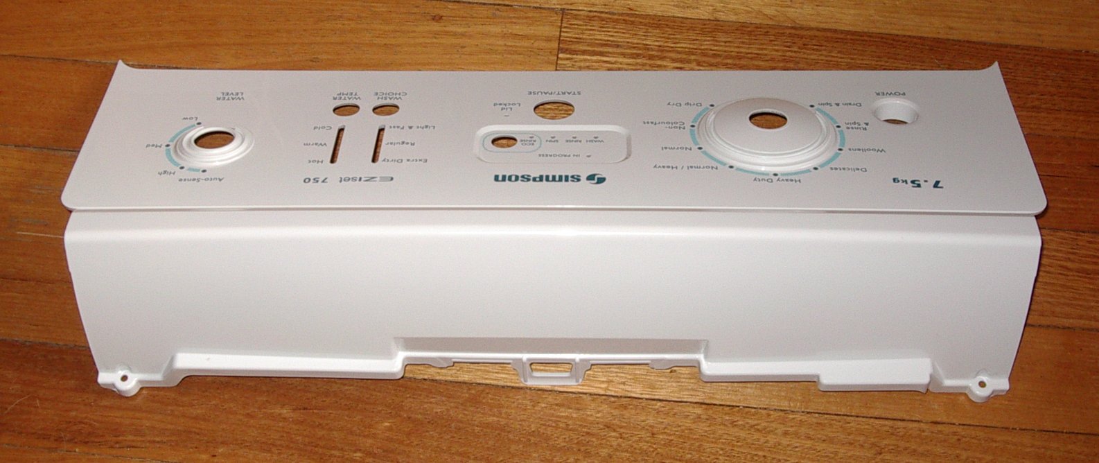 Simpson Eziset 22S750M Washing Machine Front Panel Escutcheon Replacement Part # 0038250702