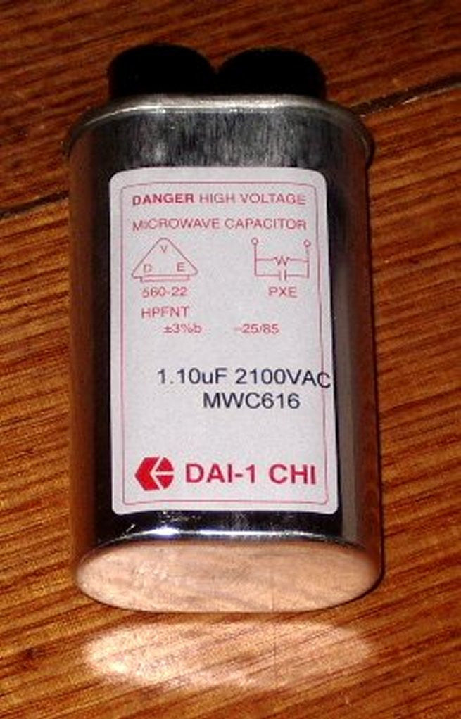 Daichi Non-Genuine 1.1uF 2100V High Voltage Microwave Capacitor for Sanyo
