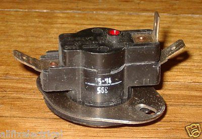 Pre - owned 6AWG384 Whirlpool Front - Loader 80°C Thermostat - Part # 481927128776