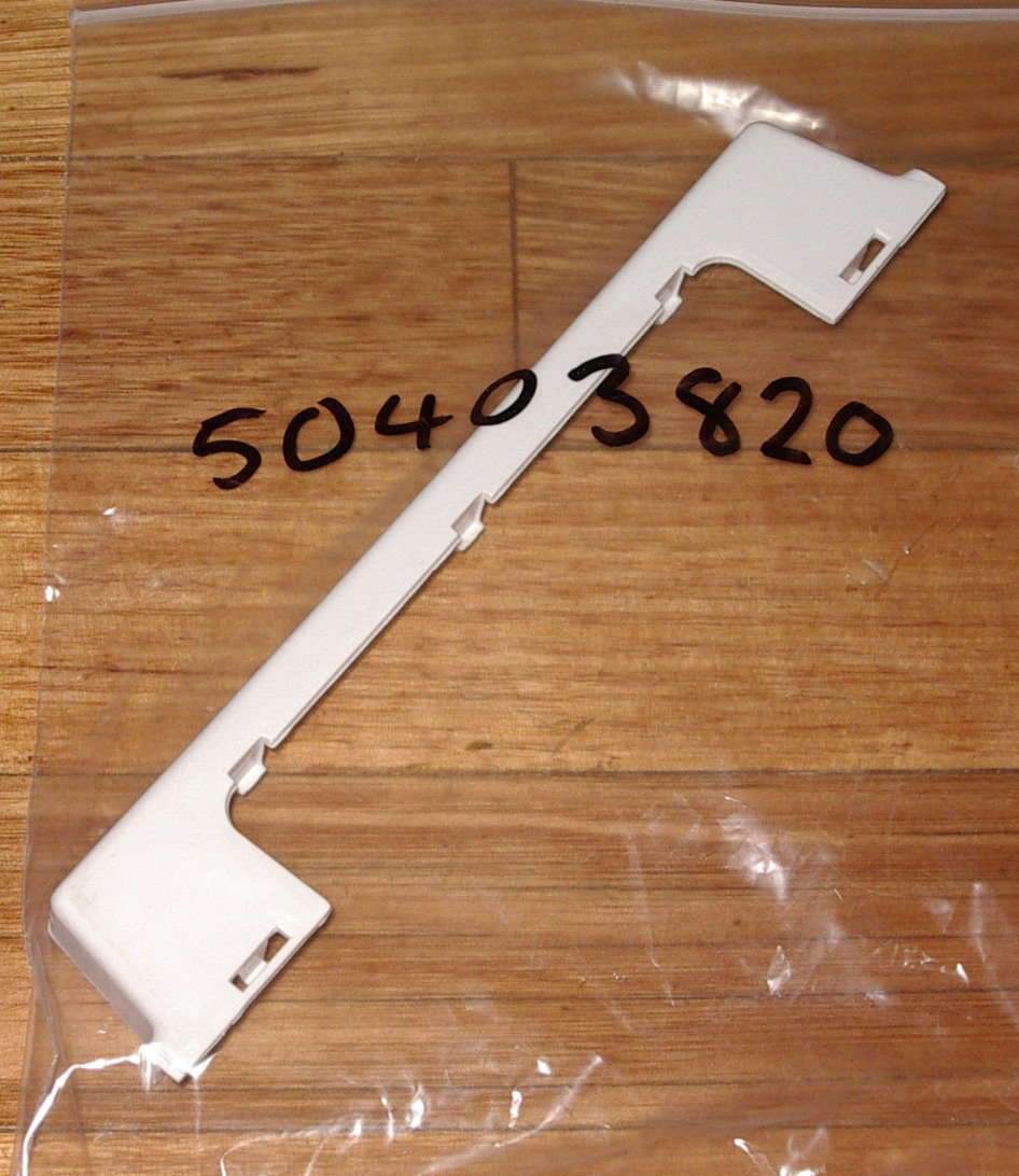 White Fridge and Freezer Door Handle Cover for Hoover and Admiral Appliances - Part Number 50403820