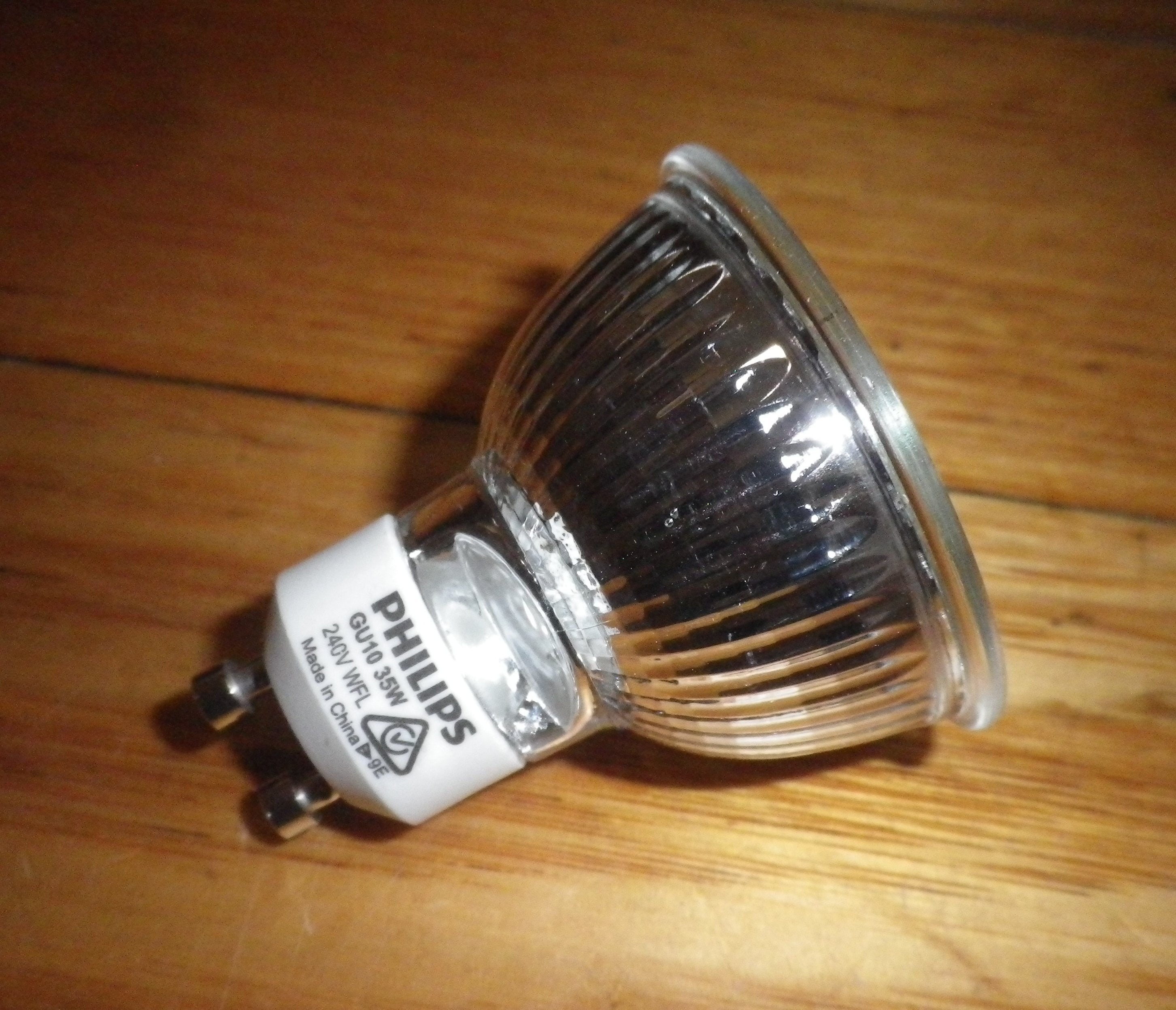 Philips 35W 240V GU10 PAR16 Dichroic Halogen Bulbs (Pack of 4) - Part # 661641