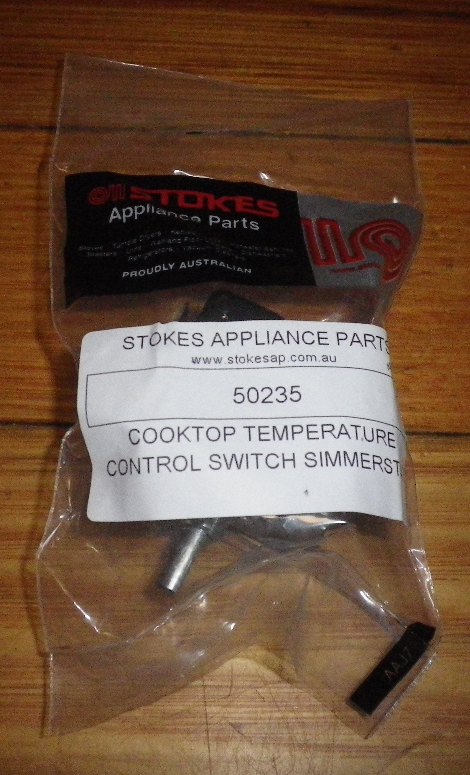 St George Compatible Hotplate Simmerstat Control Switch for Cooktop Model CC605 - Part # 50235, TL - 205