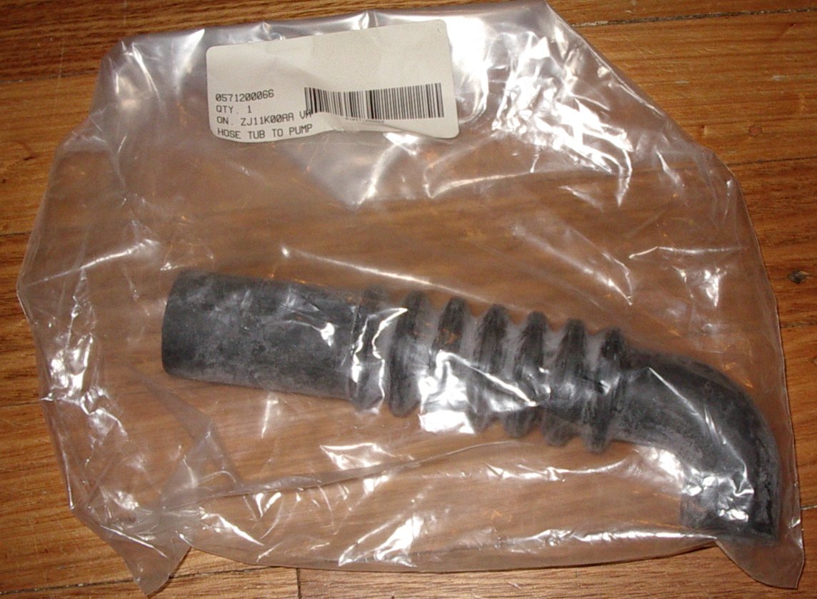 Simpson Short Tub-to-Pump Hose with 90-Degree Bend - Part # 0571200066
