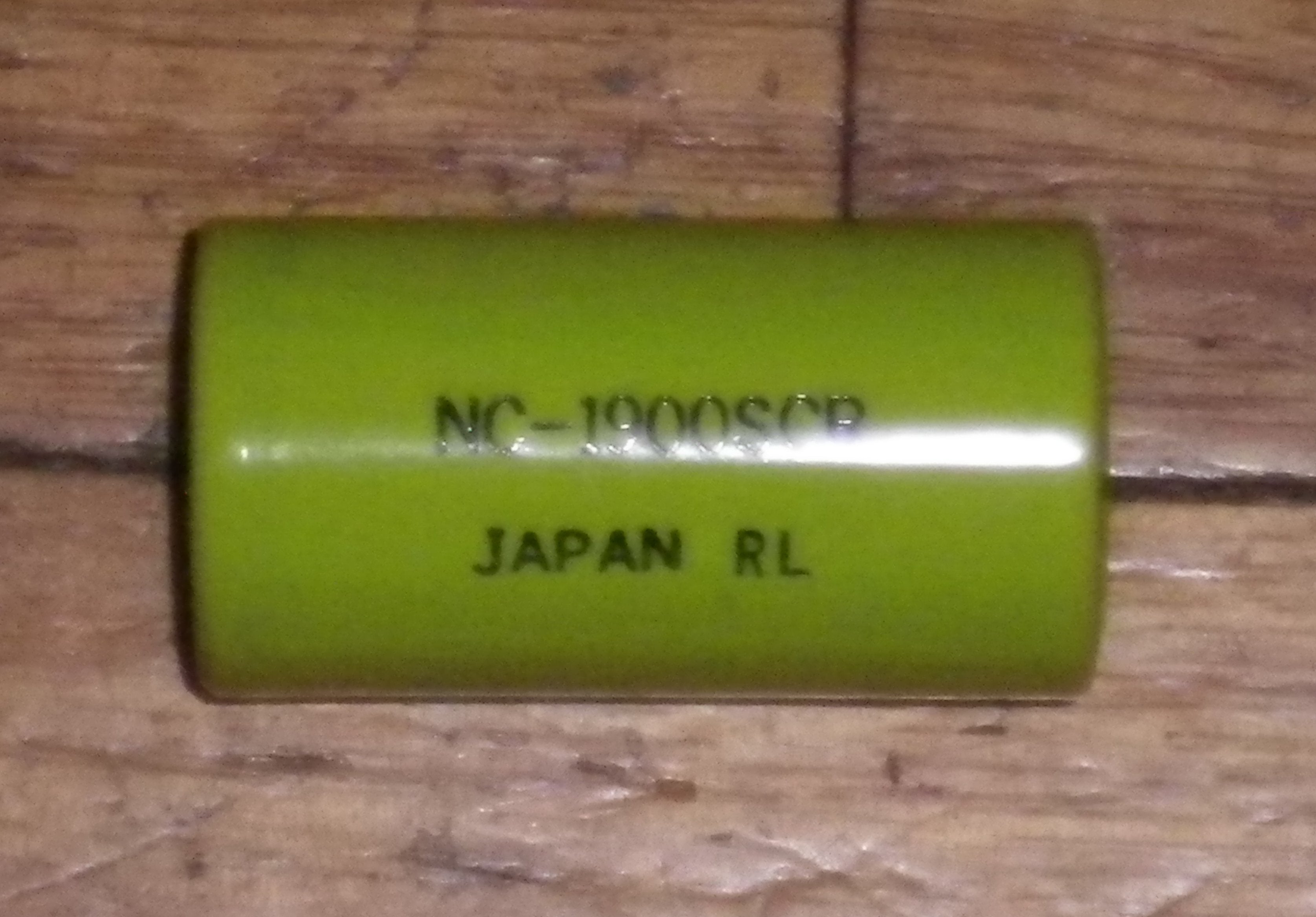 High-Capacity Nickel Cadmium Sub-C 2000mAh Rapid Charge Rechargeable Battery - Part Number CAD357