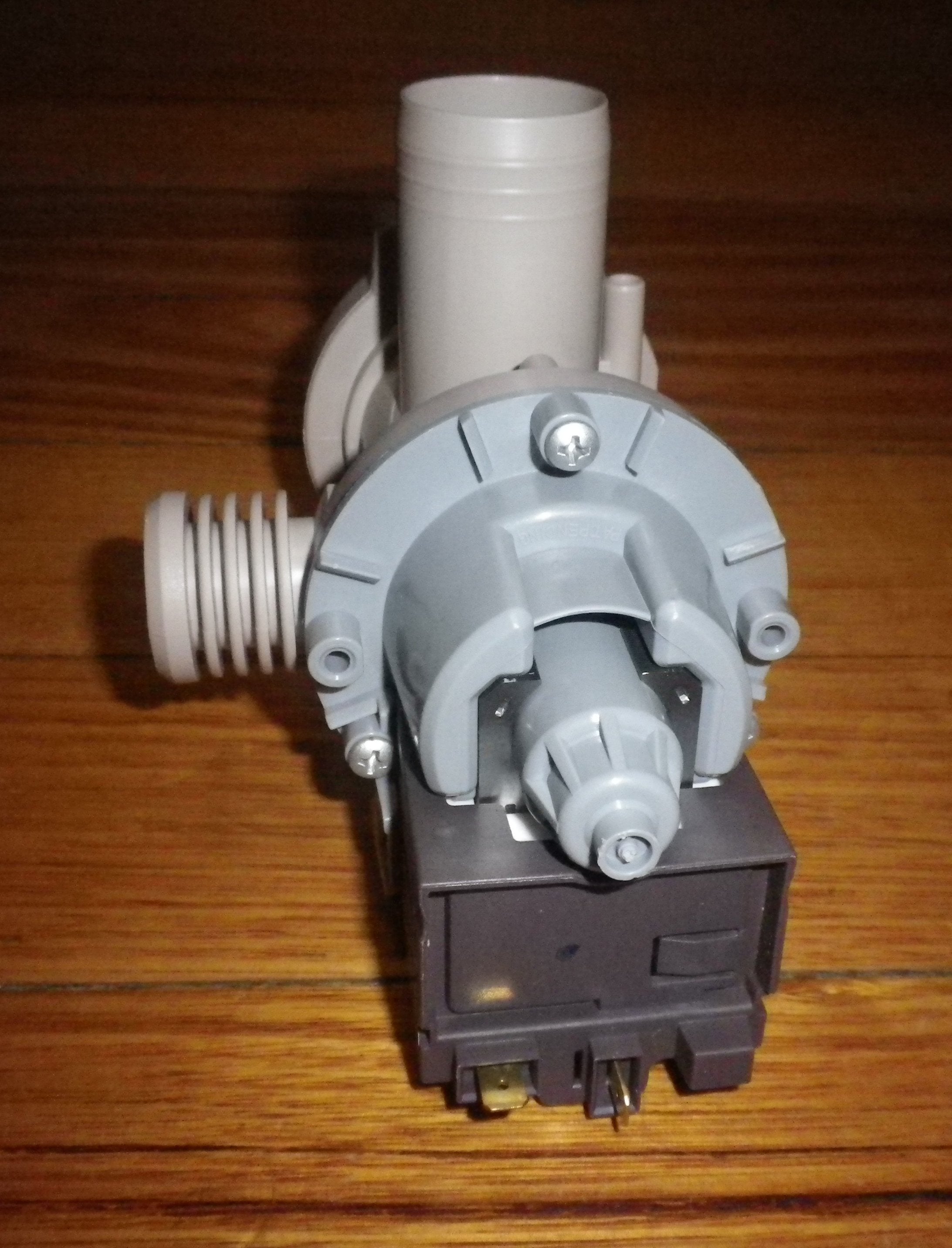 Haier Complete Front Loader Washing Machine Electric Pump Assembly - Model WH7560J1, Part # H0022150033660401G