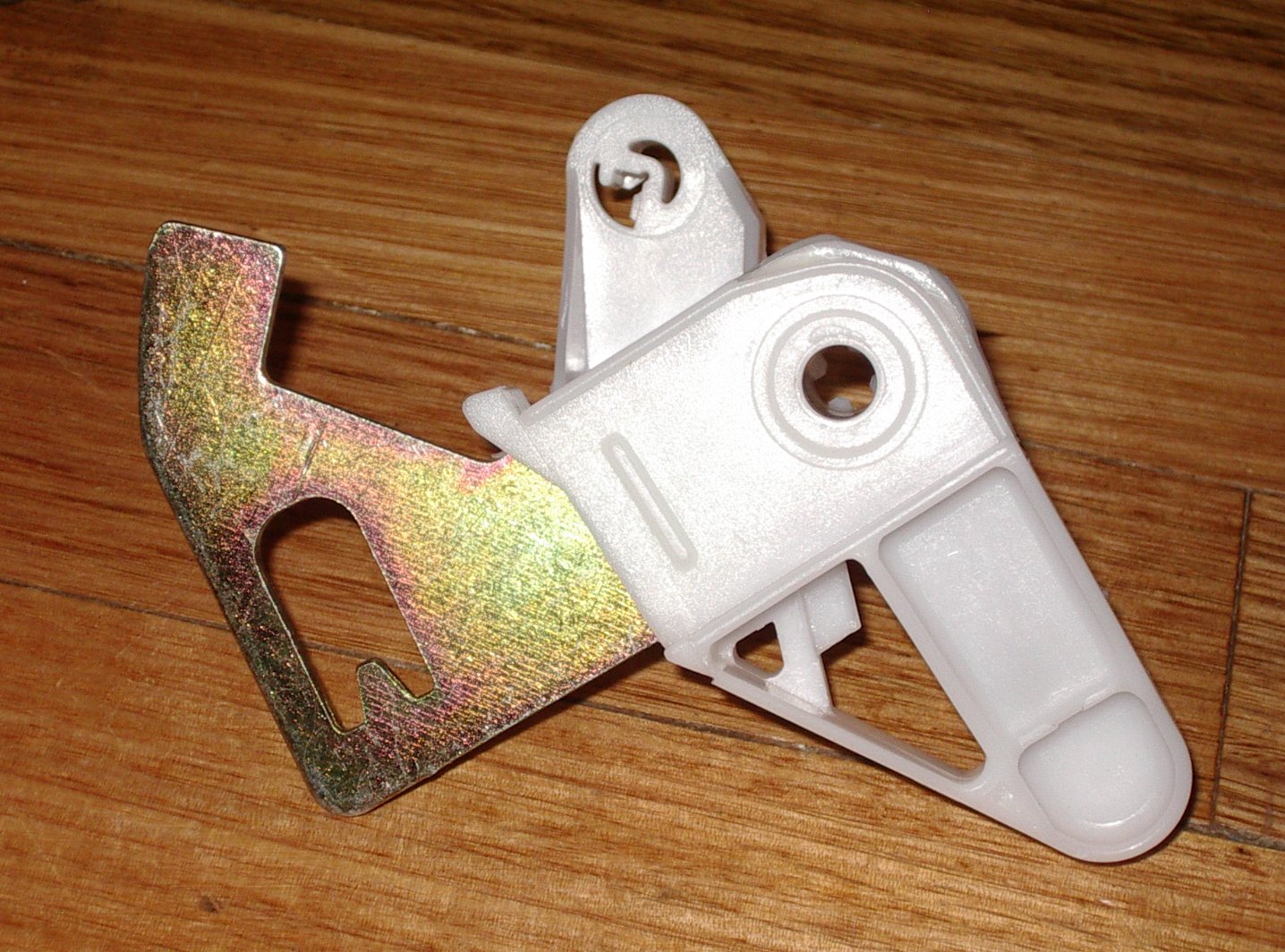 Simpson Top Suspended Gearbox White Brake Lever Assembly with Metal Tongue - Replacement Part # 0185200032 for Large Washing Machines
