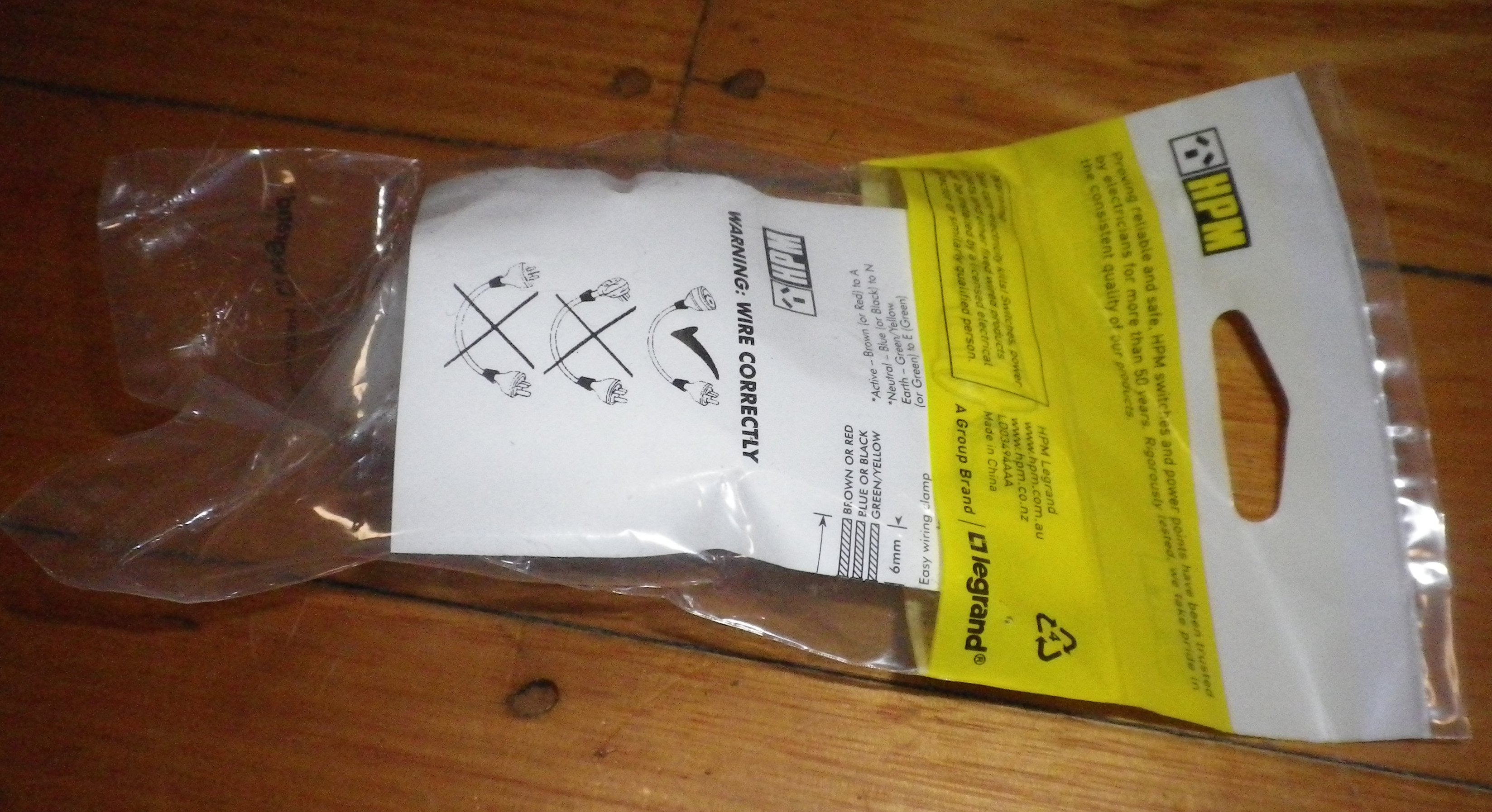 HPM Clear 15A 240V 3-Pin High-Quality Mains Cord Socket CD7P15CL