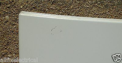 Pre - owned Fisher & Paykel DishDrawer Lower White Door Panel Replacement Part - Part No. 526232SH