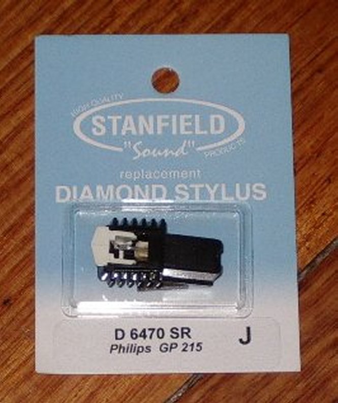 Stanfield D6470SR Turntable Stylus Compatible with Philips GP215