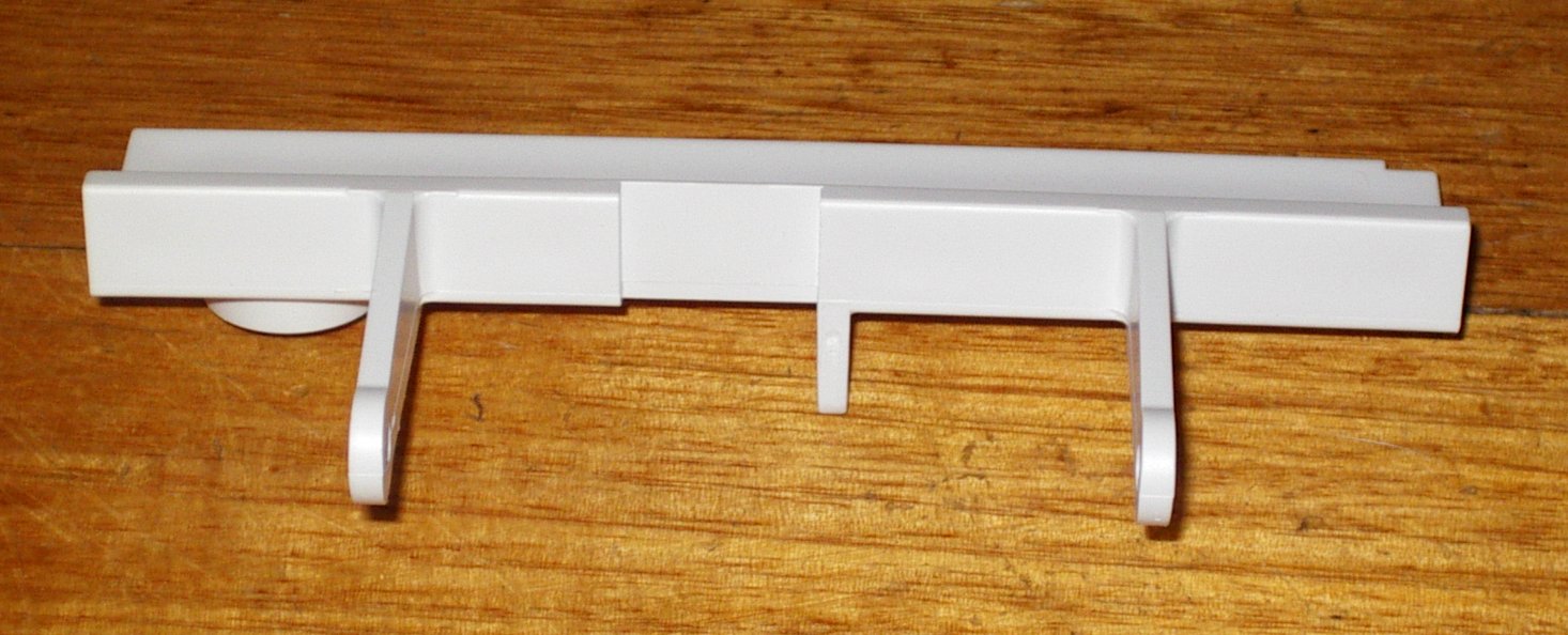 White Plastic Simpson Contessa Dishwasher Door Handle - Part #0030477070