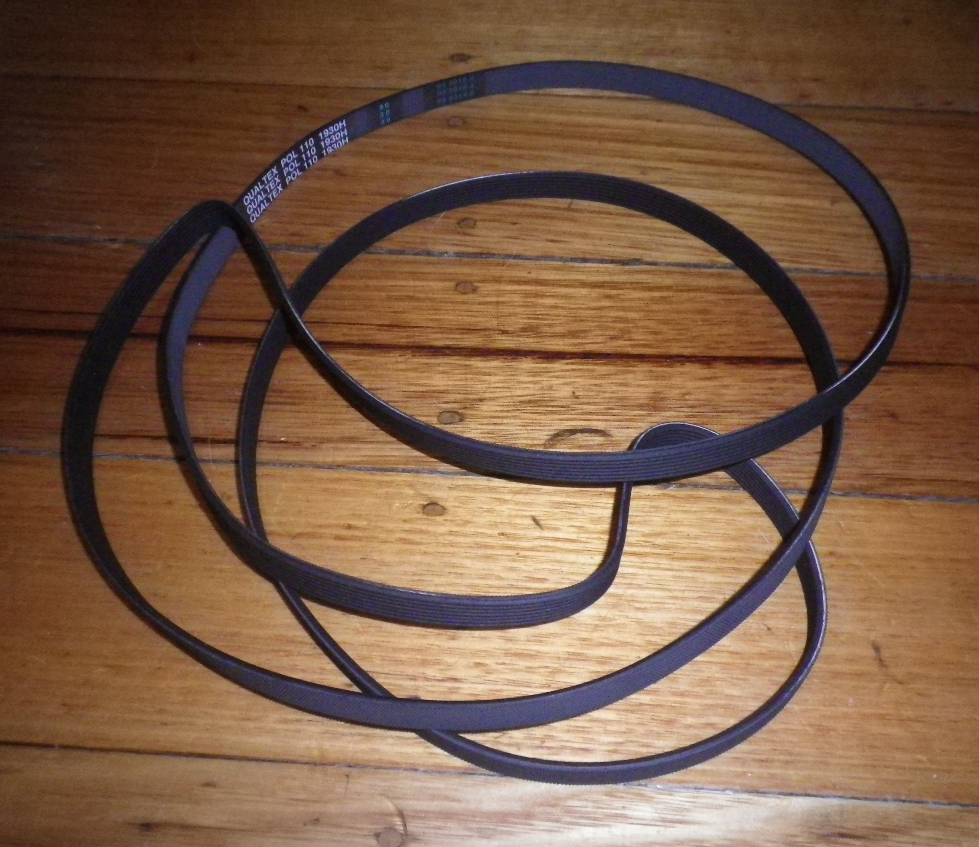 Compatible Reversing Dryer Drum Belt for Simpson, Electrolux - Part # B076, 1930H7