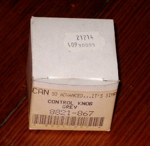 Grey Timer Knob for Vulcan Dishlex Monaco Dishwasher - Part # 8821867