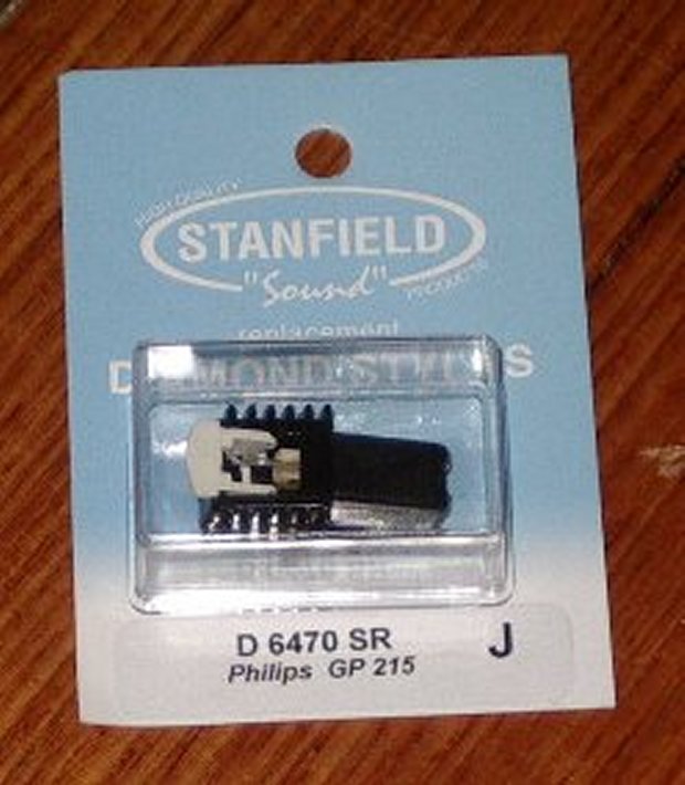 Stanfield D6470SR Turntable Stylus Compatible with Philips GP215