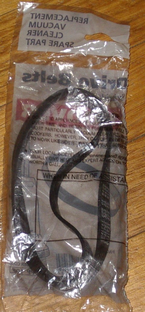 Hoover Starlight and Powerdrive Vacuum Cleaner Brush Drive Belt Pack of 2 - Qualtex Part No. PPP108