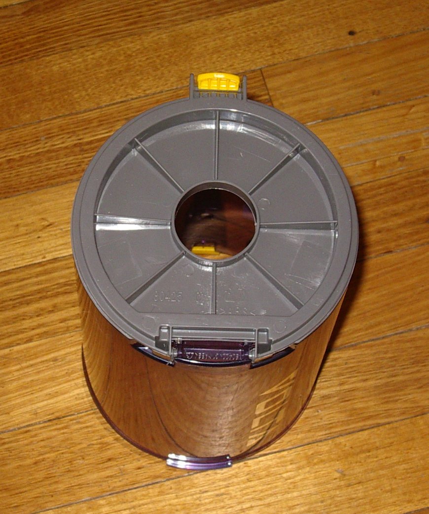 Purple Volta PowerGlide U3282AVZ Vacuum Dust Container with Bottom Lid - Part 80448-16