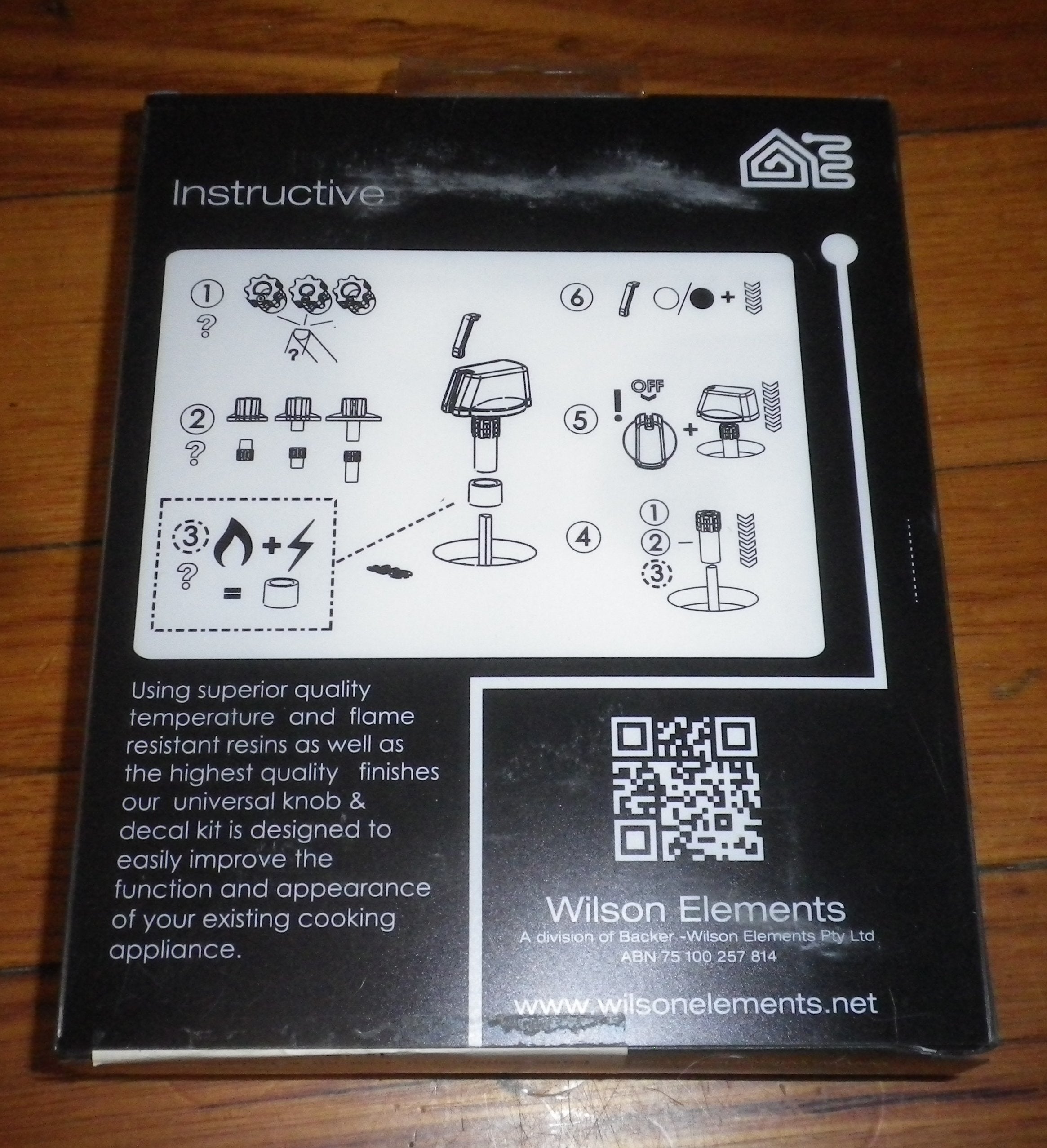 Universal White 55mm Gas or Electric Stove Control Knob Kit (Pack of 4) - Part UK-55W4