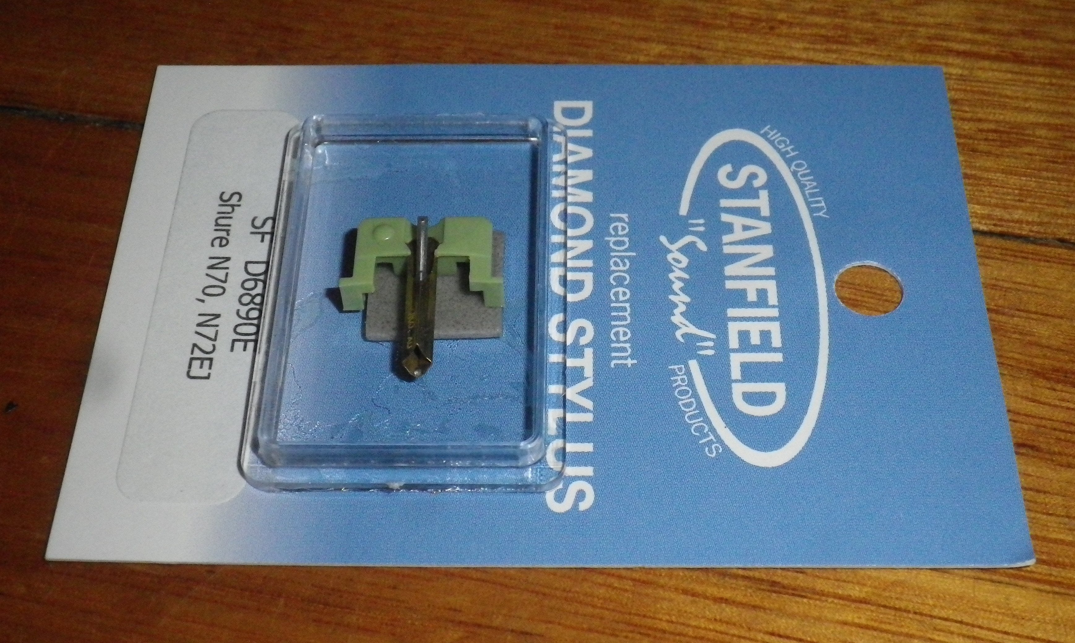 Stanfield Elliptical Turntable Stylus Compatible with Shure N70EJ, N72EJ - Part # D6890E
