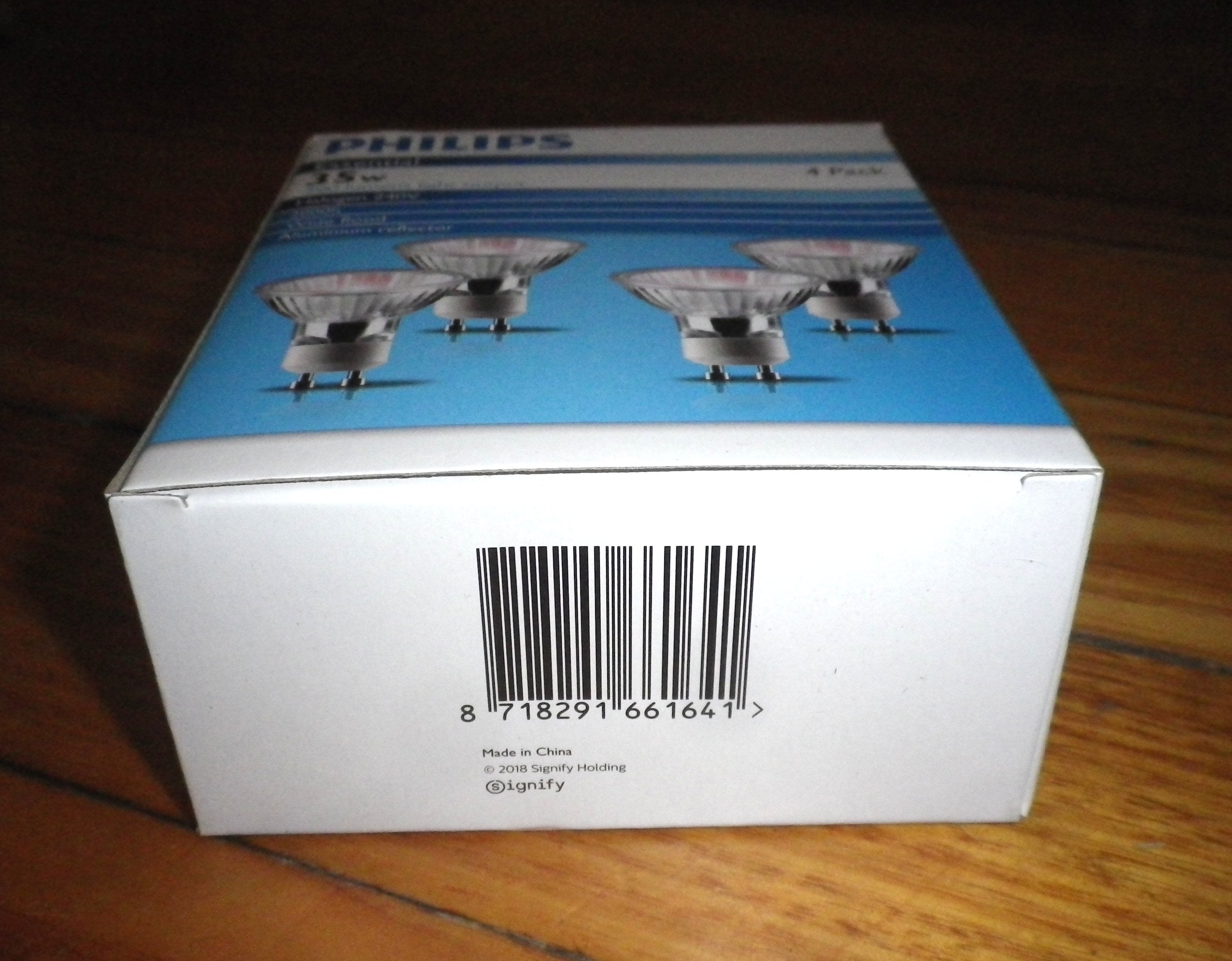 Philips 35W 240V GU10 PAR16 Dichroic Halogen Bulbs (Pack of 4) - Part # 661641