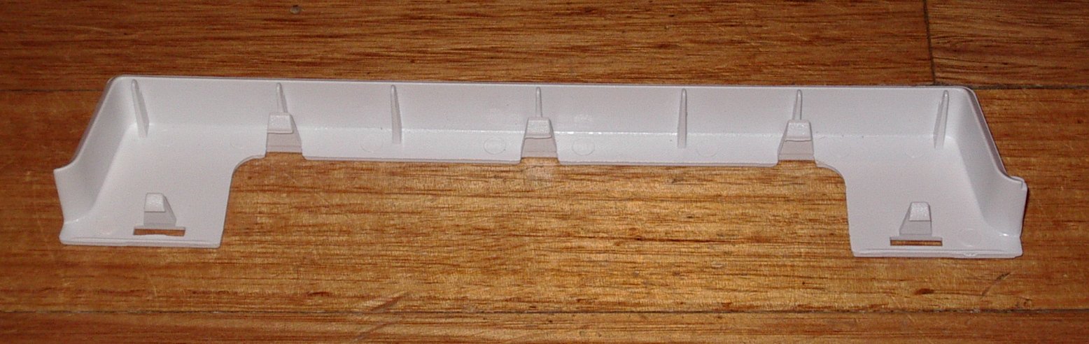 White Fridge and Freezer Door Handle Cover for Hoover and Admiral Appliances - Part Number 50403820