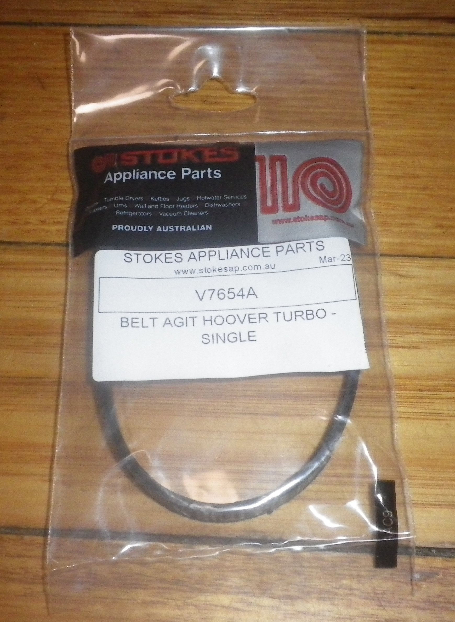Hoover TurboLark TurboPower Agitator Belt - Replacement Drive Belt RDB16, Part Number V7654A for Hoover Vacuum Cleaners