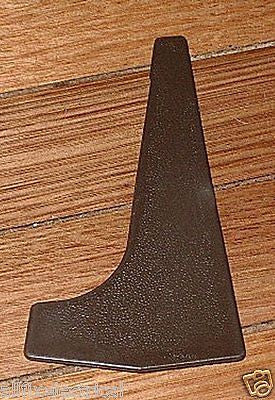 Simpson Nova 2001 Dark Brown Plastic Control Panel End Components - Genuine Parts # 0160003424 & 0160003425 for Select Older Electric and Gas Stoves