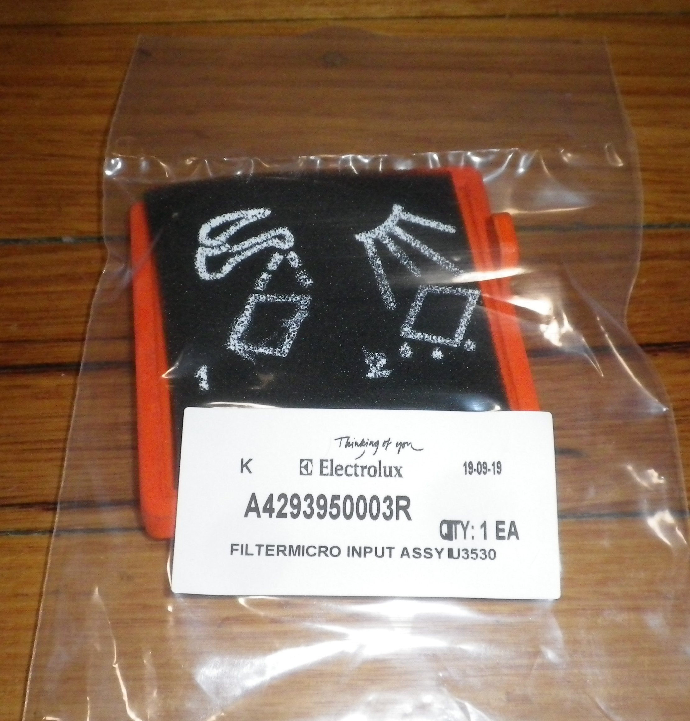 Volta U3530 T8 Multi Cyclonic Authentic Motor Filter Set - Genuine Part # A4293950003R for Enhanced Vacuum Cleaner Performance
