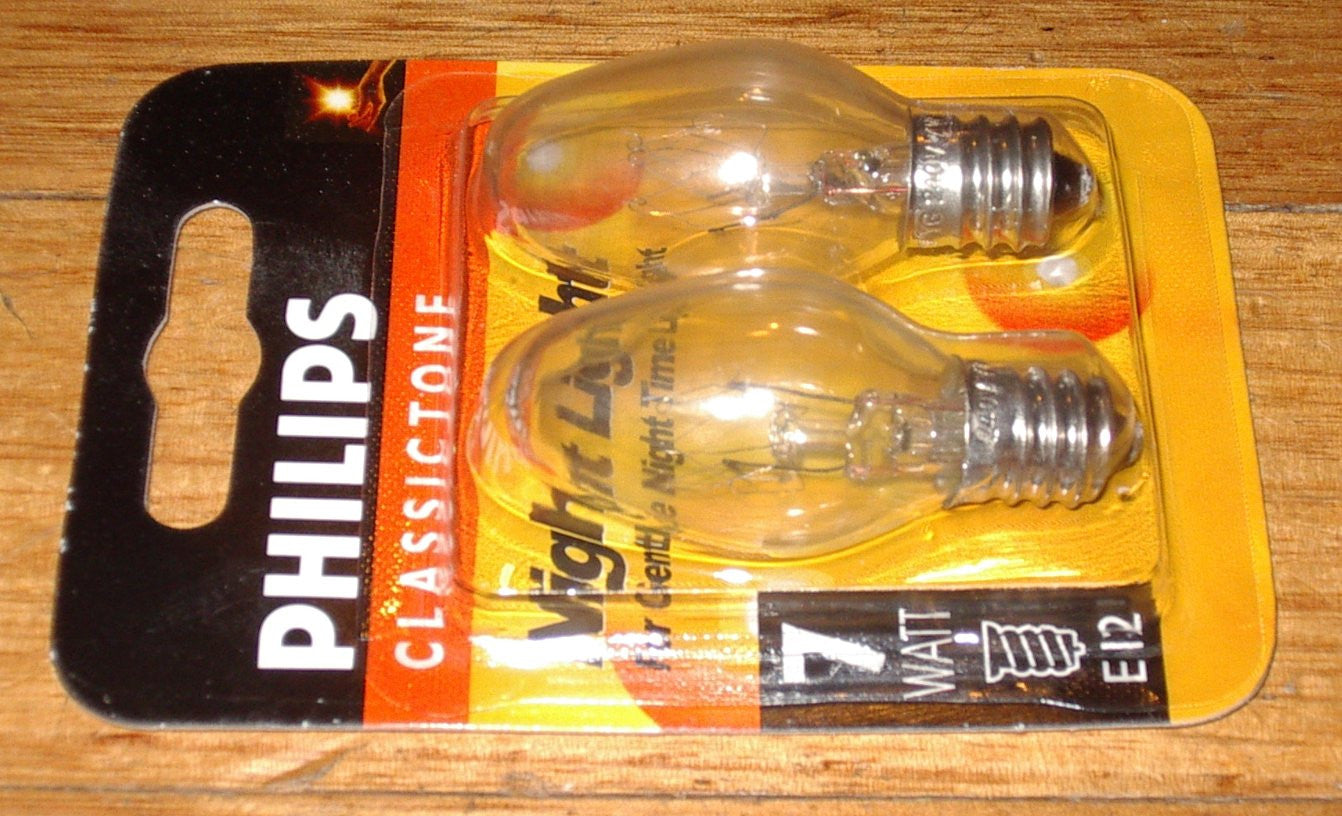7-Watt 240V E12 Miniature Pilot Night Light Globe Pack of 2 - Part Number 079271