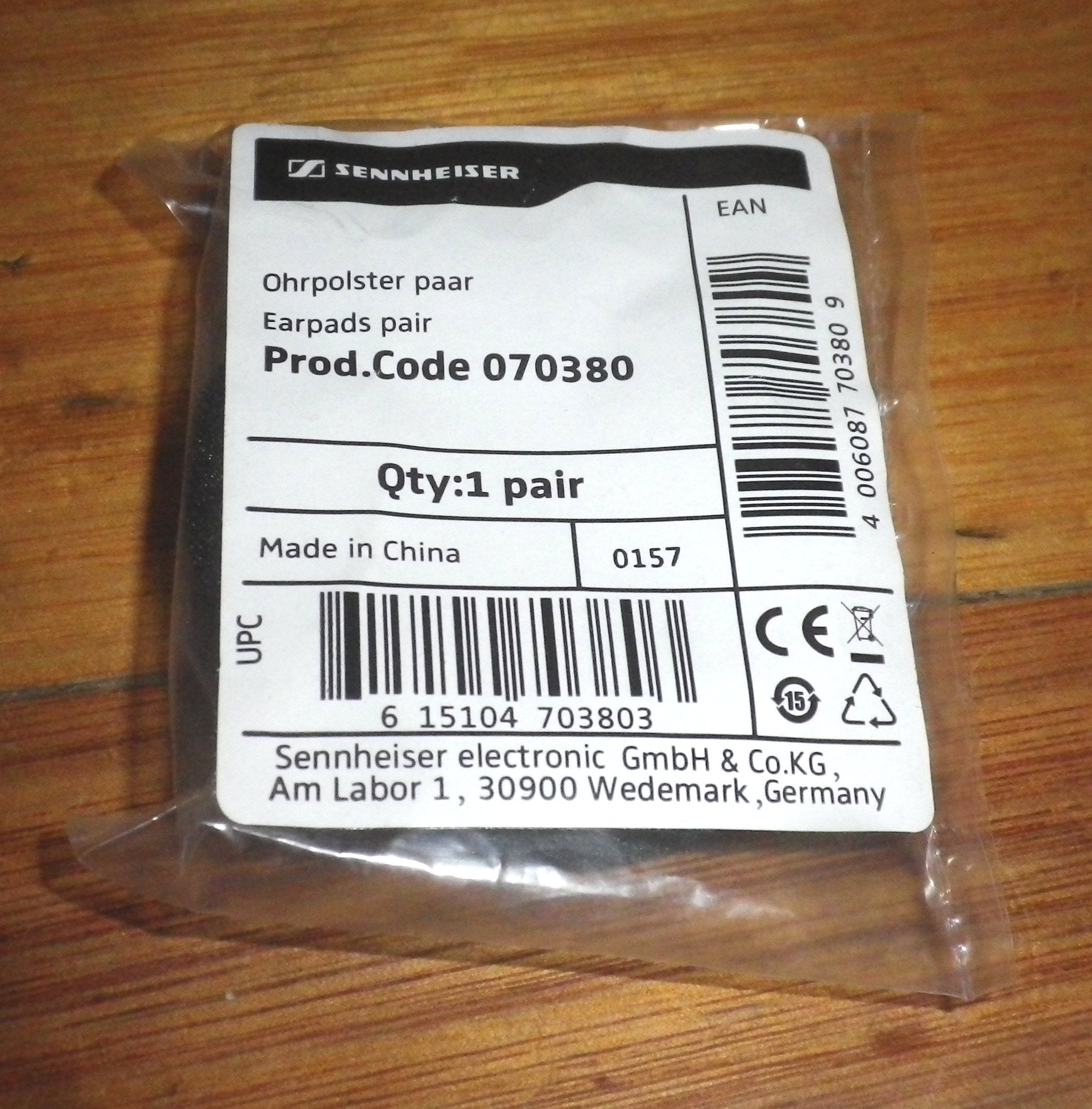 Sennheiser PMX60 Headphone Replacement Foam Pads - Part EPPMX60, 070380, 50mm Diameter