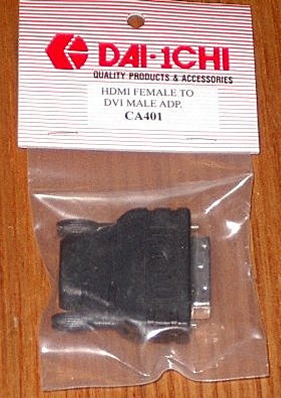High - Quality HDMI Female to DVI Male Digital Video Adapter - Part CA401