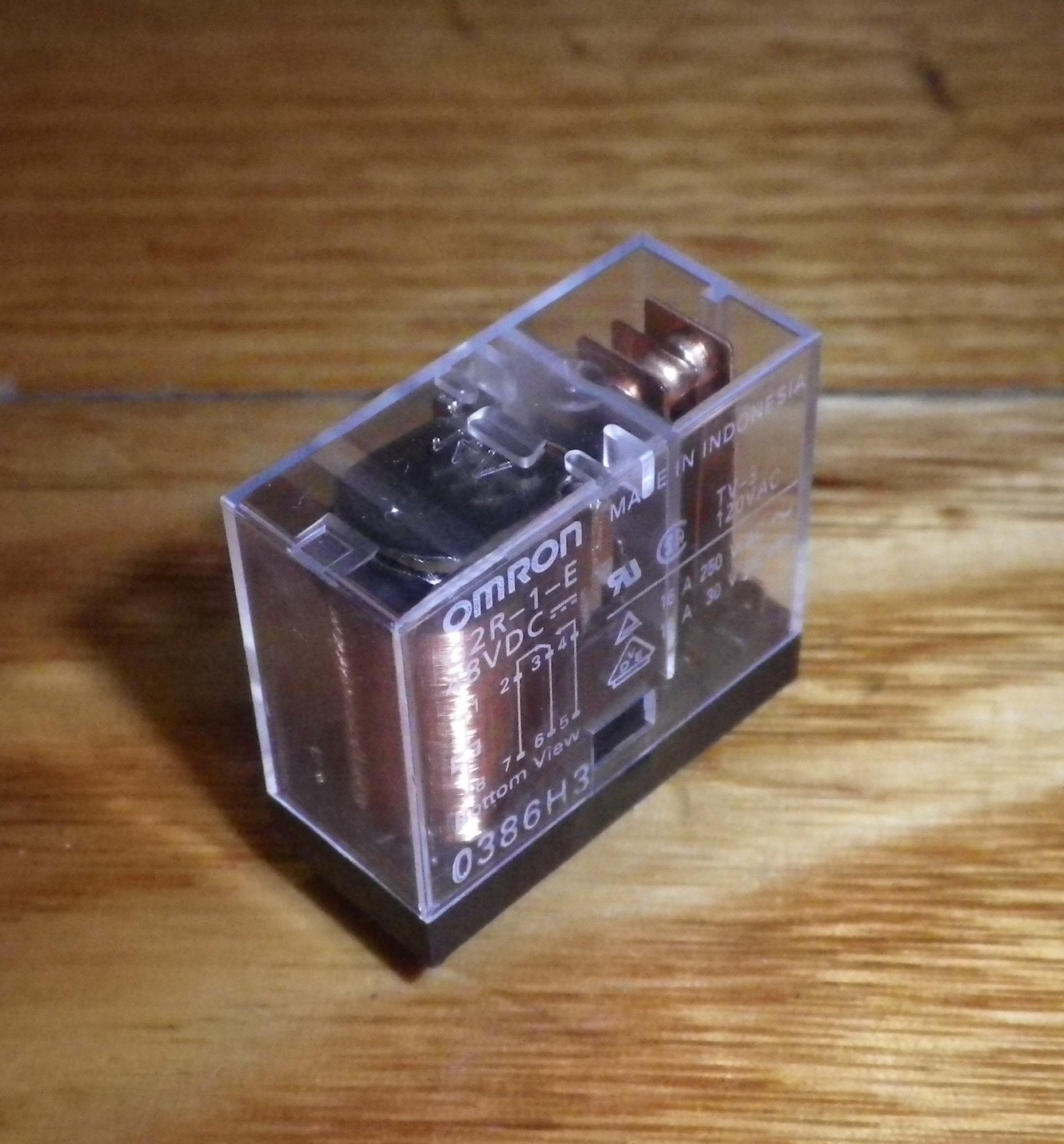Omron 48V DC SPDT Relay with 16Amp Contacts - Part # G2R-1-E 48DC