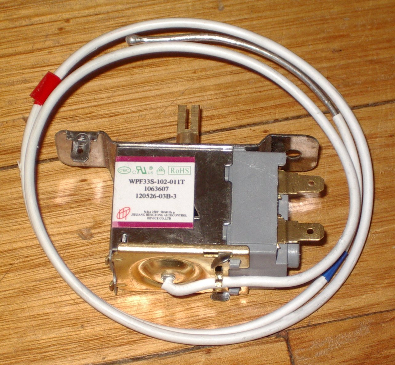 Westinghouse Asian-Style Upright Freezer Thermostat - Part # 1063607, WPF33S-102-011T