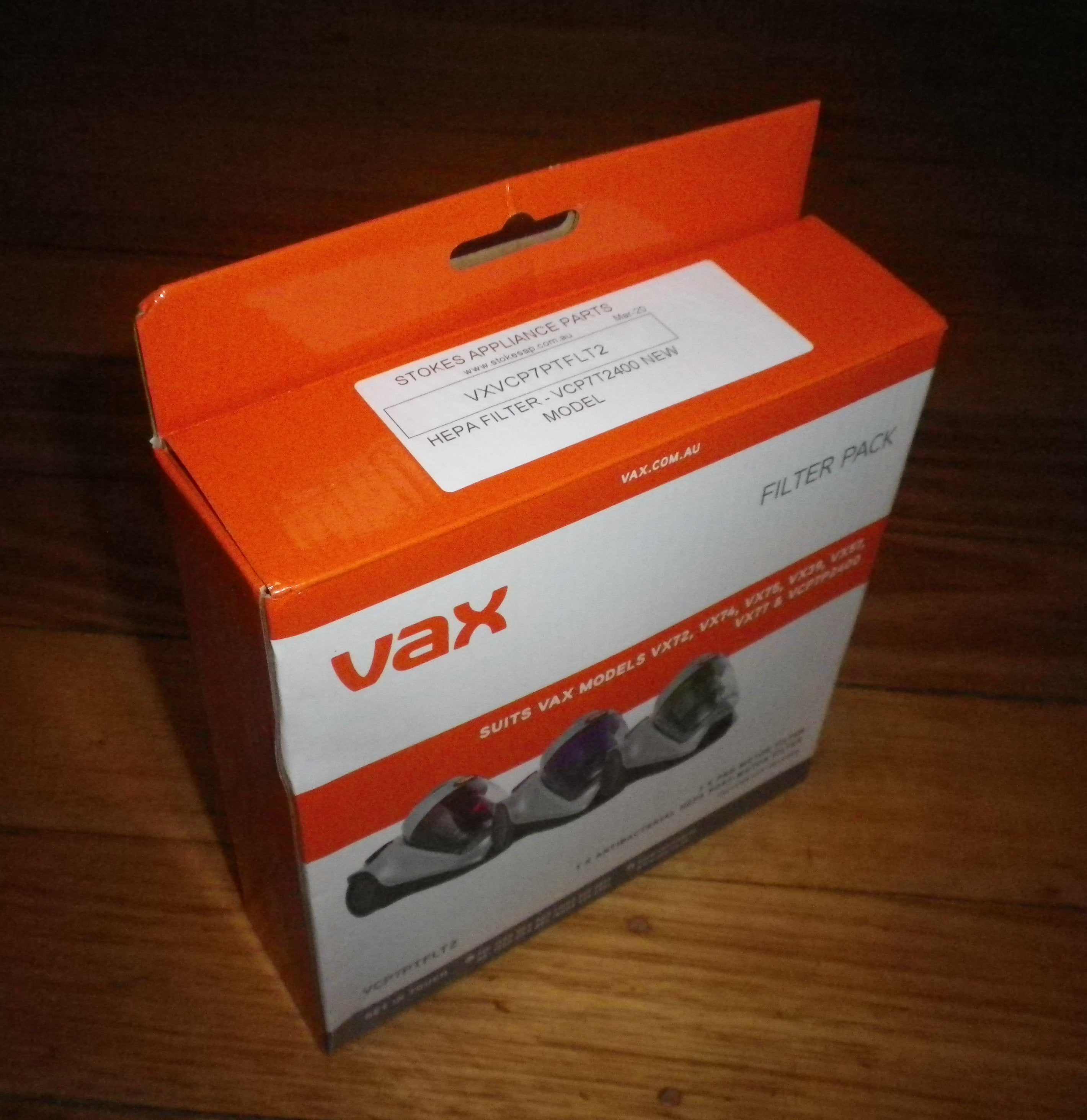 Vax Power 7 V2 Genuine Pet Antibacterial Hepa Filter Set - Part No. VCP7PTFLT2