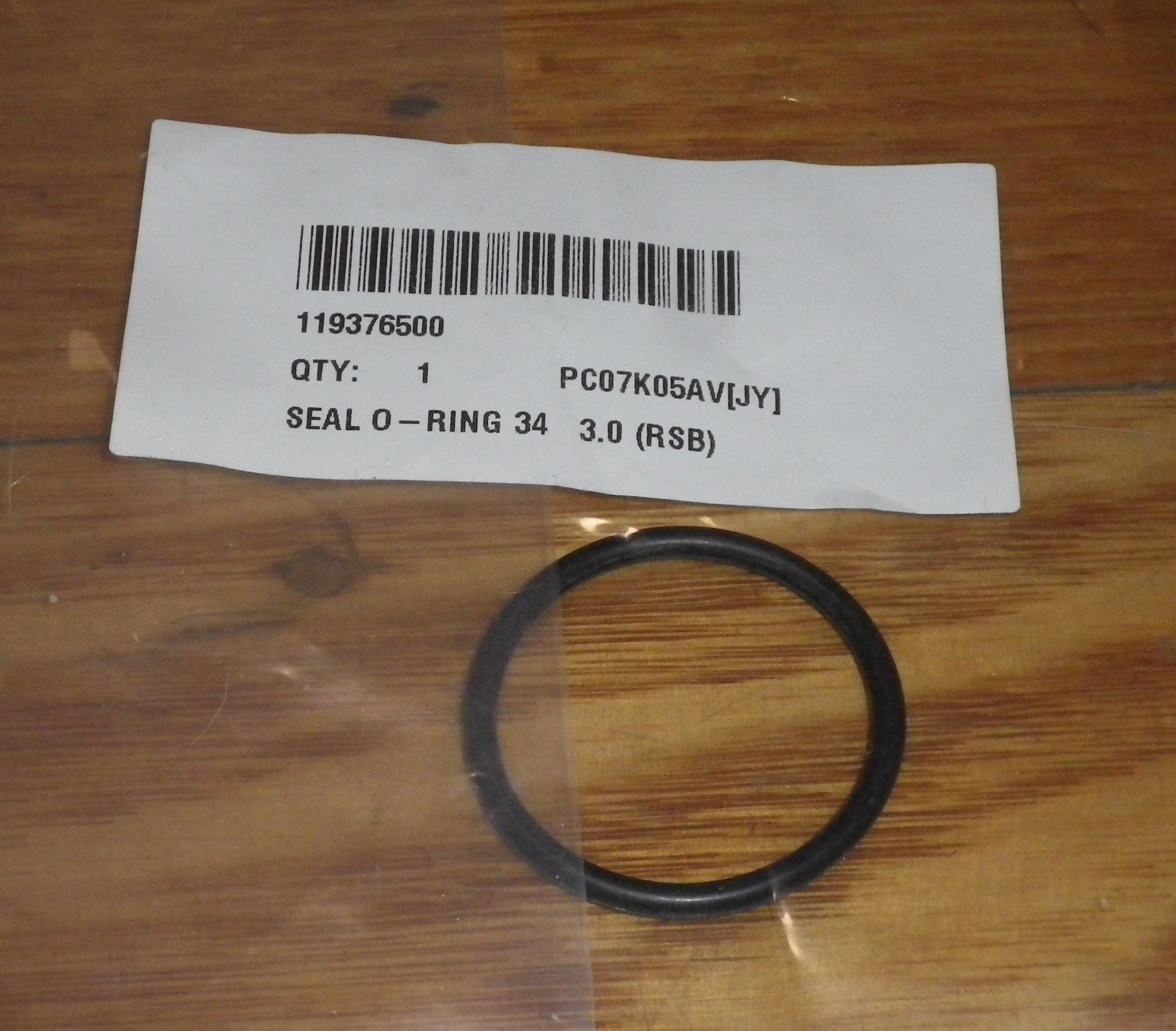 Simpson SWT 34mm x 3.0mm Rubber O-Ring for Washing Machine Recirculation Pump - Part #119376500
