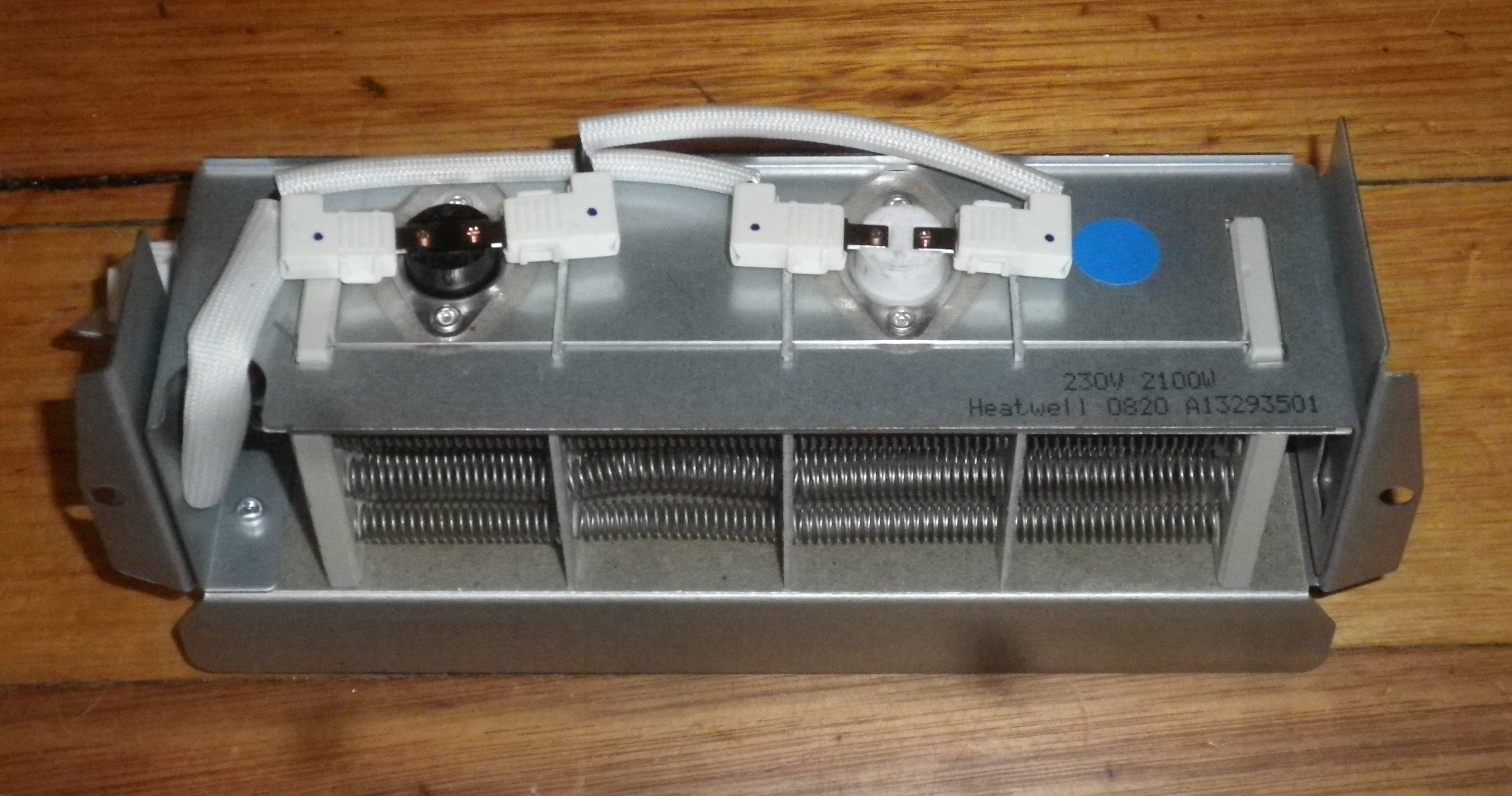 New Style Heating Element Box for Simpson Eziset, EziLoader, and Electrolux Dryers, Part # A13293501