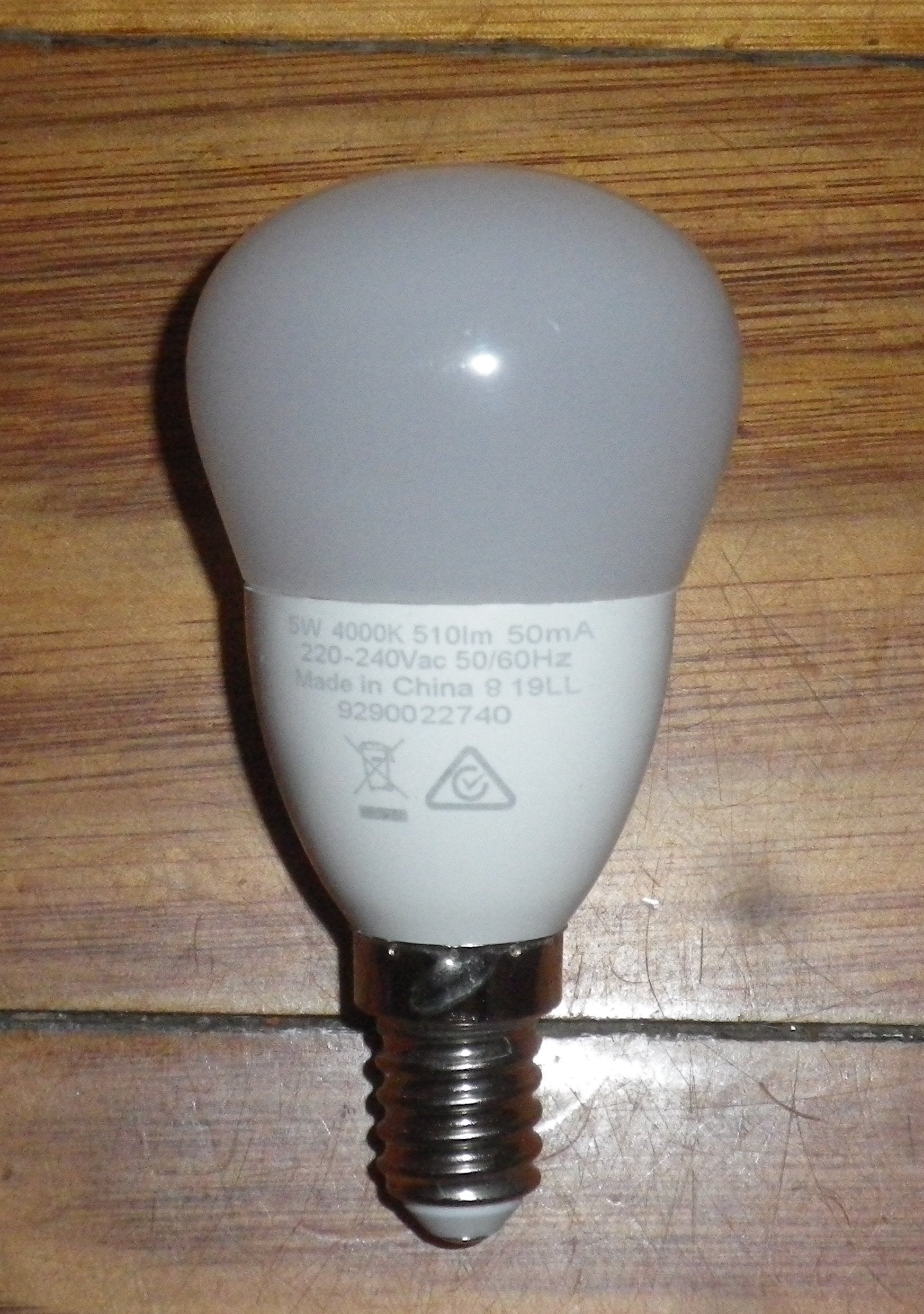 Philips 5W SES Cool White Fancy Round LED Globes (Pack of 2) - Part # 724498